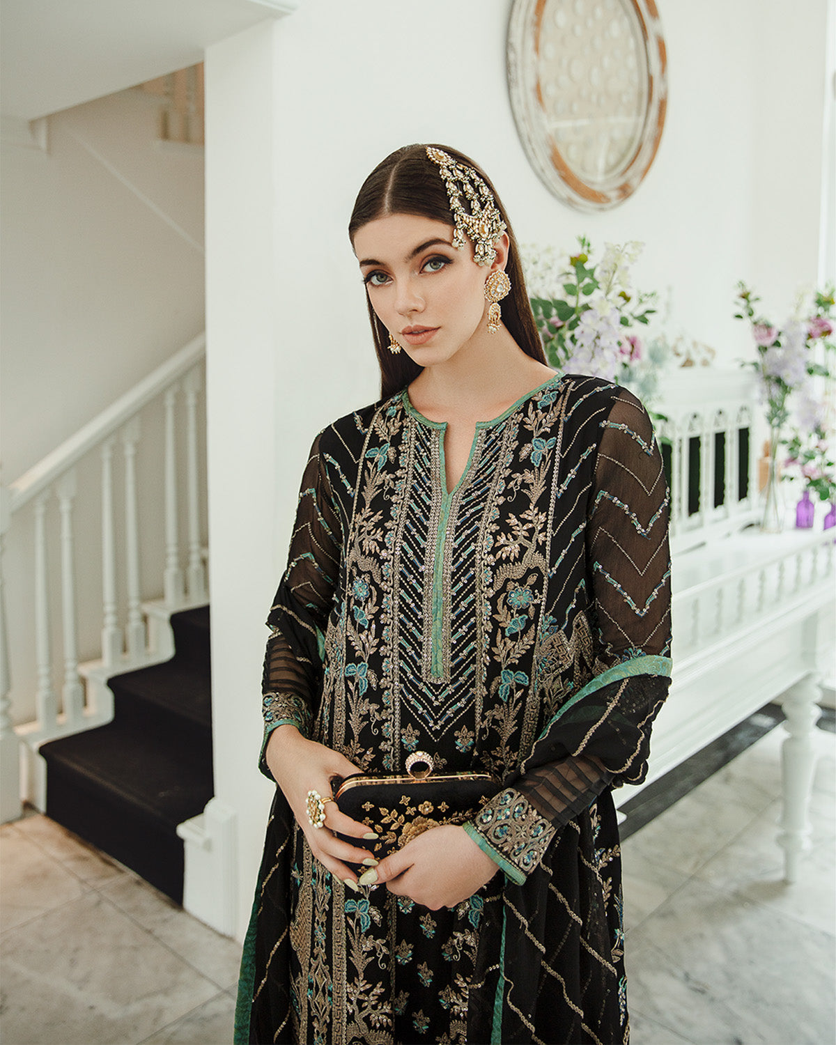 Maryum n Maria | Freesia Ariya Formals | SW23-507 - Black - Iman - House Of Anaya