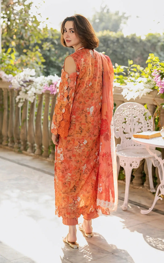 Asifa and Nabeel | Gulkari Summer 25 | Citrus Glow (GKL-08) - House Of Anaya