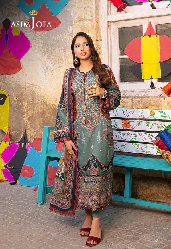Asim Jofa | Aira Summer Prints | AJAR-01 - House Of Anaya