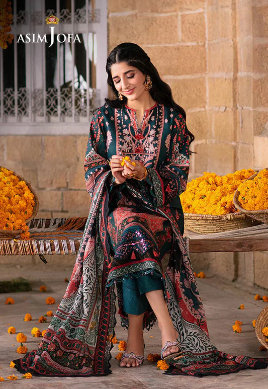 Asim Jofa | Aira Summer Prints | AJAR-13 - House Of Anaya