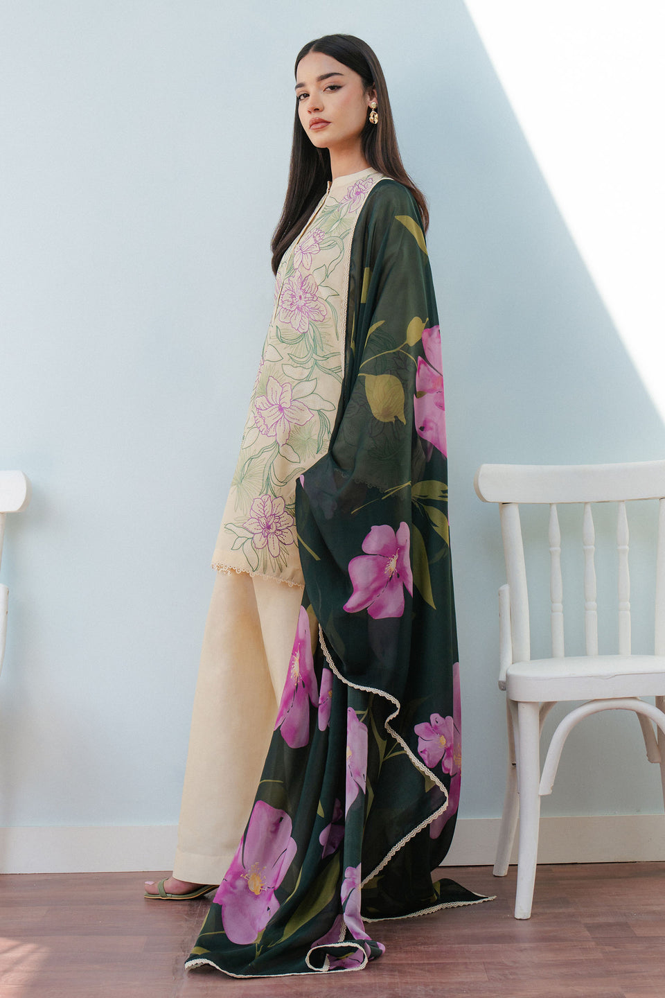 Zara Shahjahan | Coco Lawn 25 | BLOOM-1B - House Of Anaya