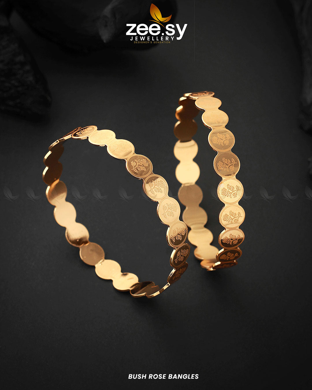 Bush Rose Bangles - Libasekhas