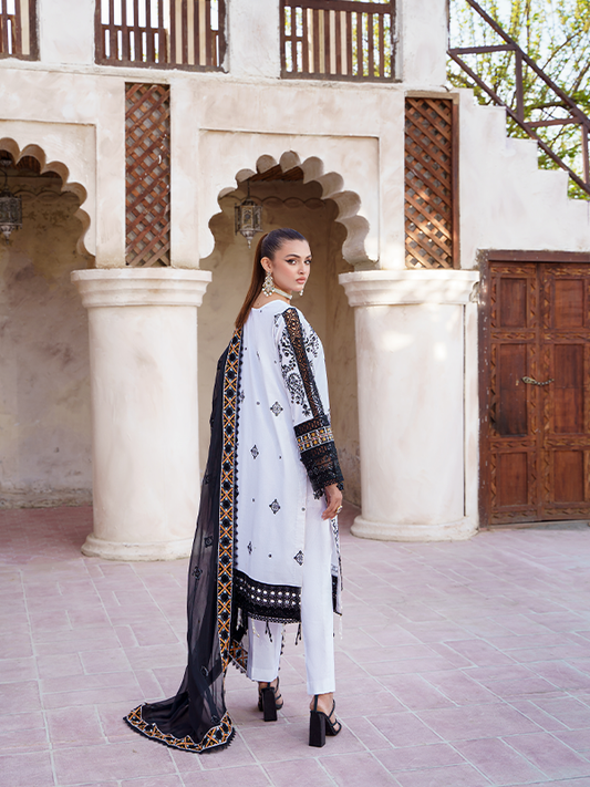 Zebtan | Zeenat Luxury Lawn Eid Collection | ZL 10 - House Of Anaya