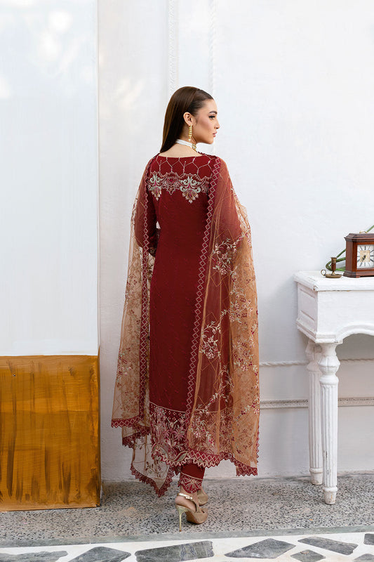 Ramsha | Chevron Chiffon Collection | A-1010 - House Of Anaya