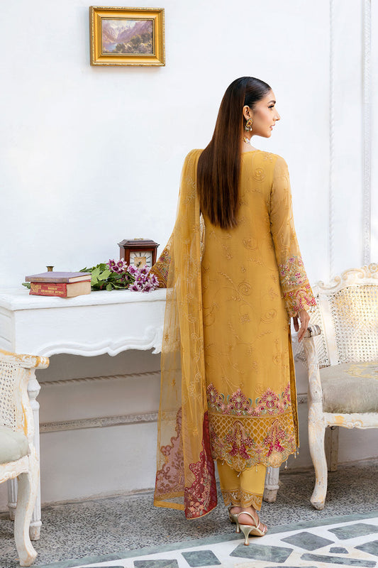 Ramsha | Chevron Chiffon Collection | A-1004 - House Of Anaya