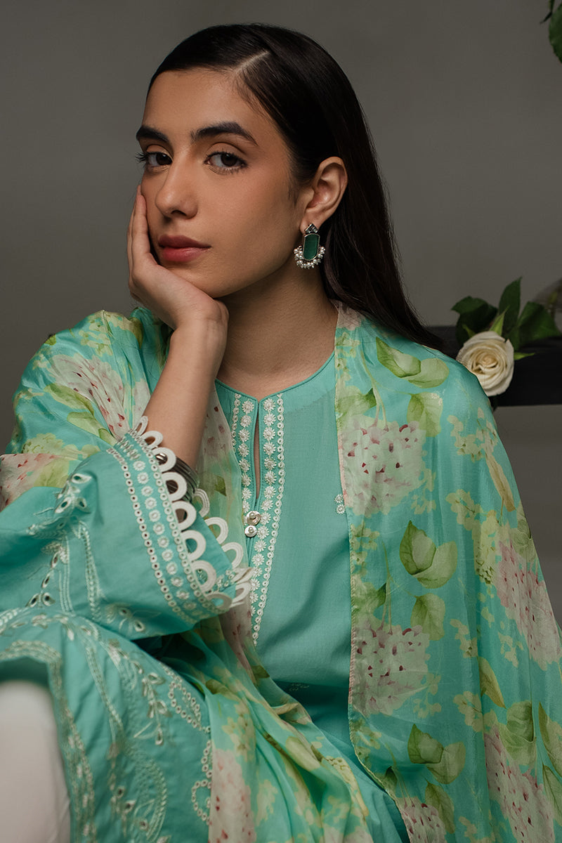 Cross Stitch | Eid Collection | SEA GREEN - House Of Anaya
