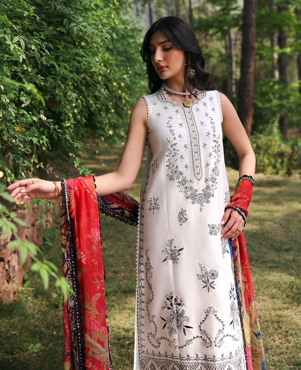 Republic Womenswear | Talia Luxury Lawn 25 | D1-B - Lunara