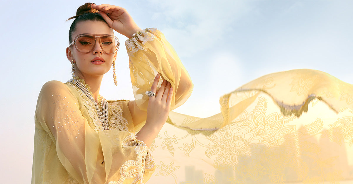 Maria B | Edit Lawn’26 | 3 Piece Unstitched Embroidered Organza Suit