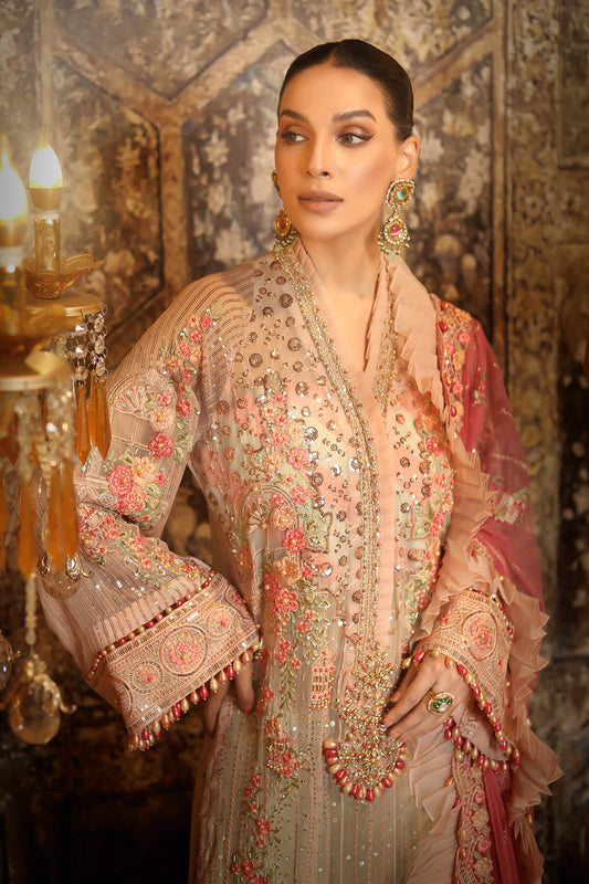 Raeesa Premium | Nooraniyat | D8-Blushing Peach
