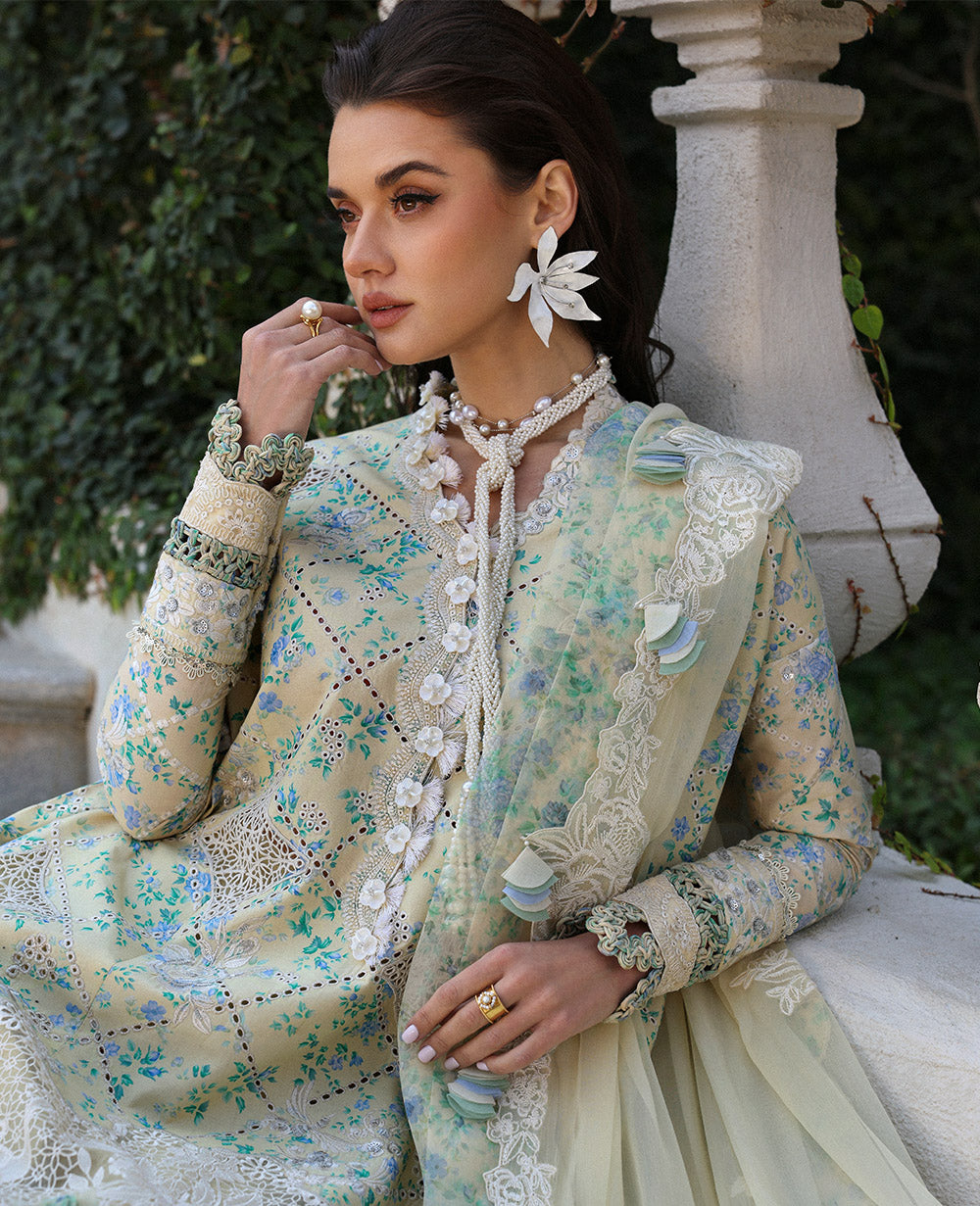Republic Womenswear | Kalani Eid Luxury Lawn 25 | D8-A - Zuri