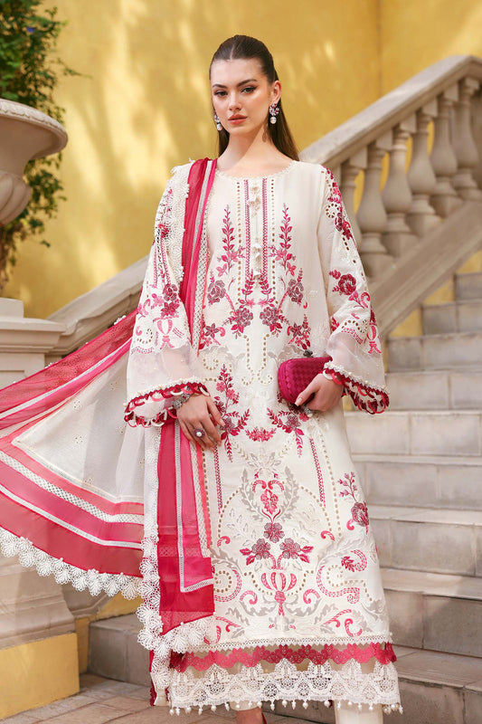 Maria B | Edit Lawn’26 | 3 Piece Unstitched Embroidered Jacquard Lawn Suit