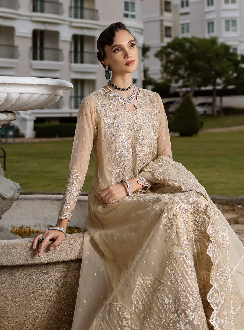 Zainab Chottani Embroidered Organza 3Pc Suit D-04 Ivana 3 s