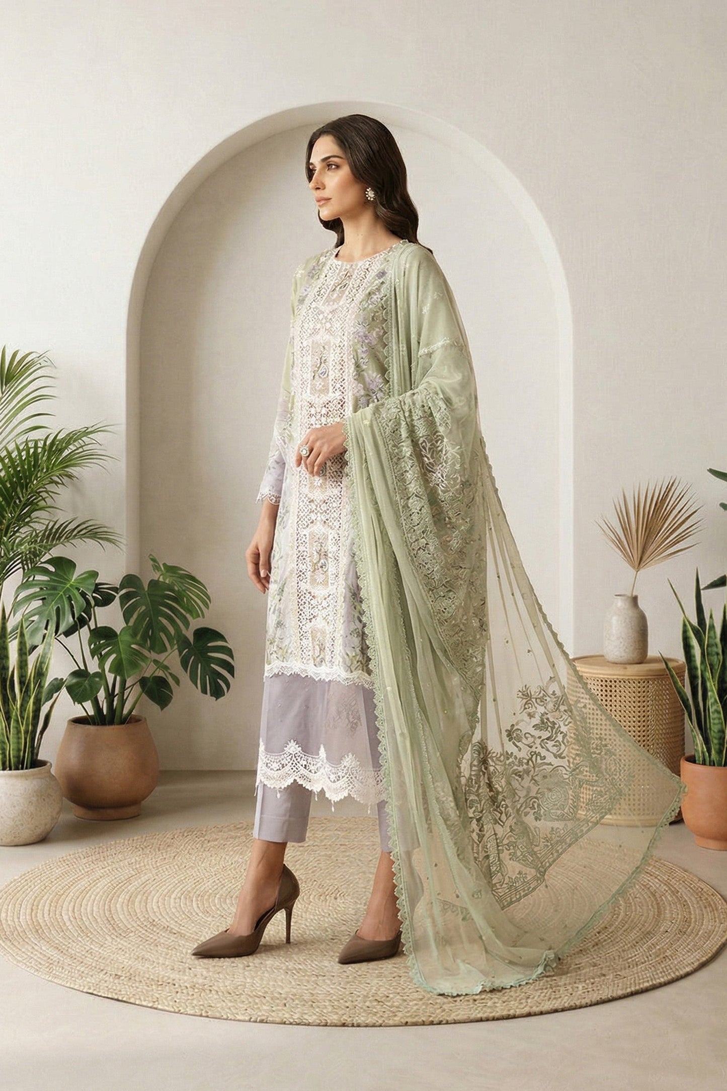 Maria B | Eid Collection 26 | 3 Piece Embroidered Lawn Suit