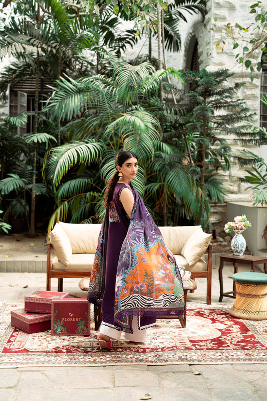 Florent | Eid Edits Luxury Lawn | FEE - 1A