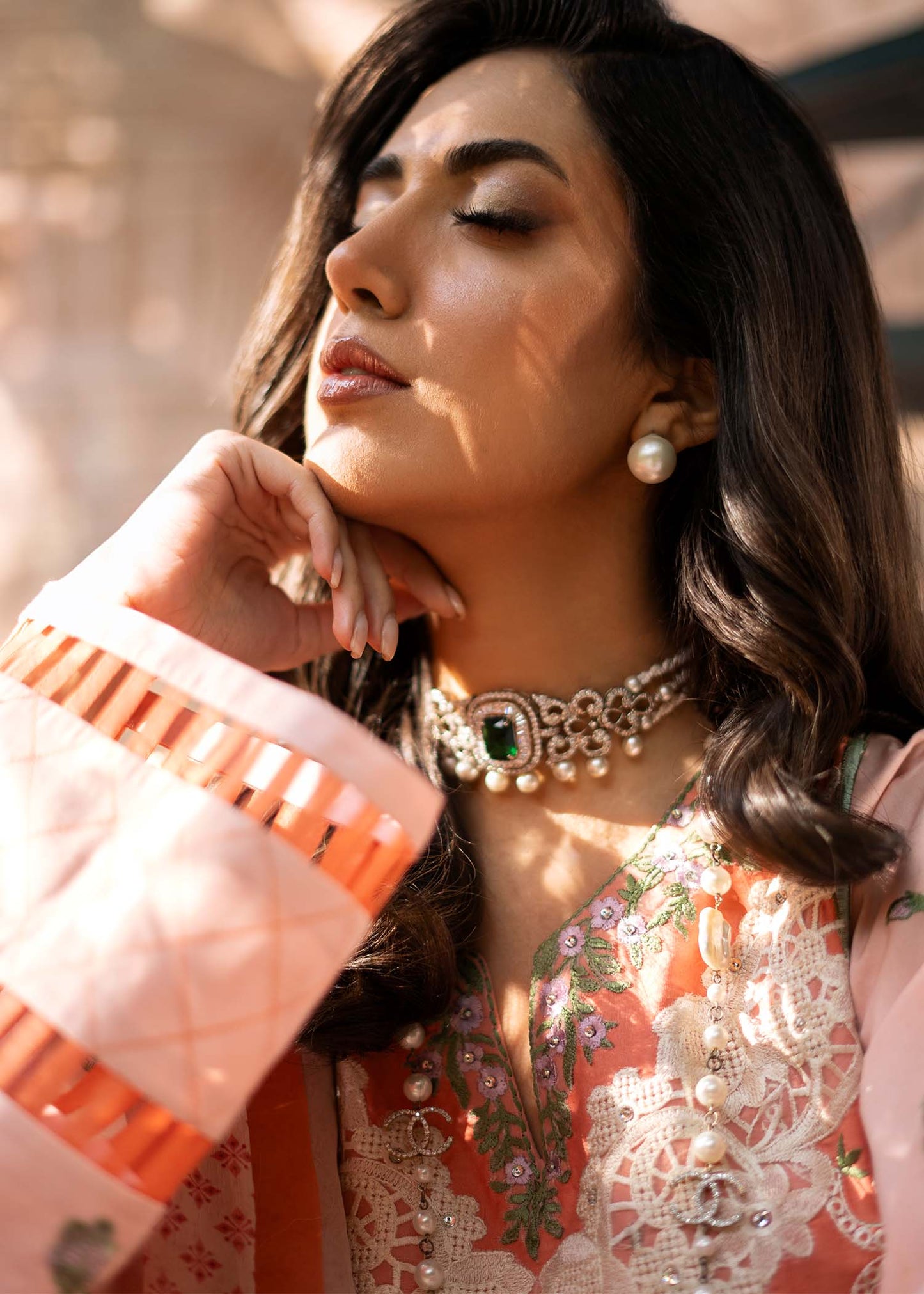 Fozia Khalid | Blossom Festive Lawn 25 | Zinnia - House Of Anaya