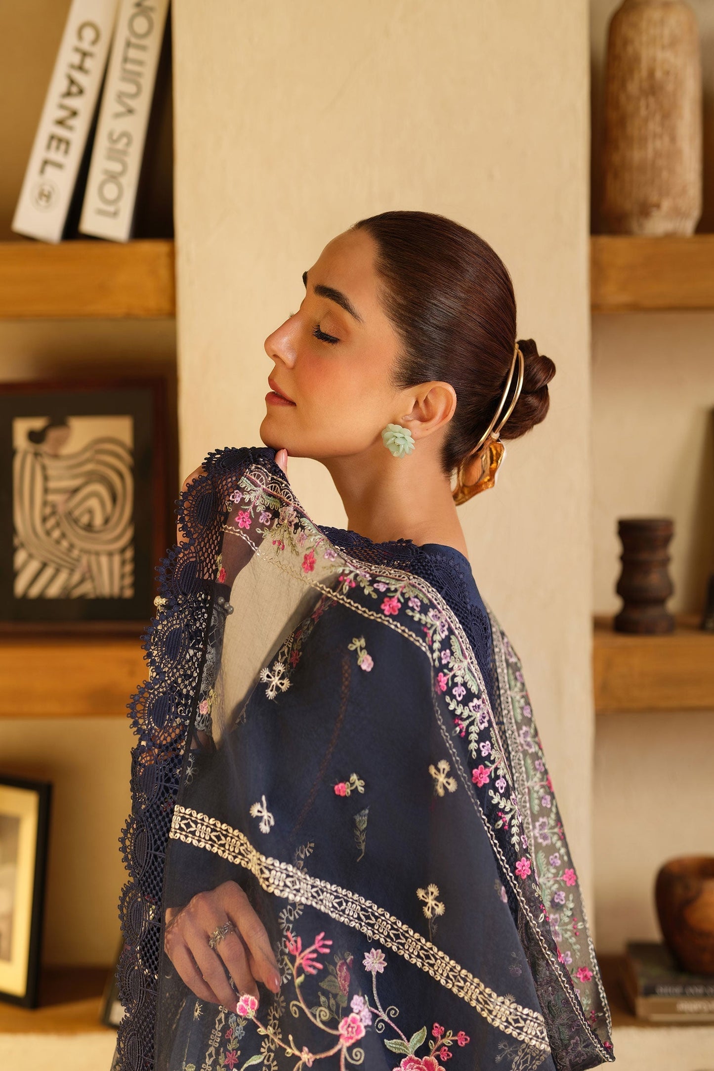 Maryam Hussain | Luxury Lawn 25 | Twilight - House Of Anaya