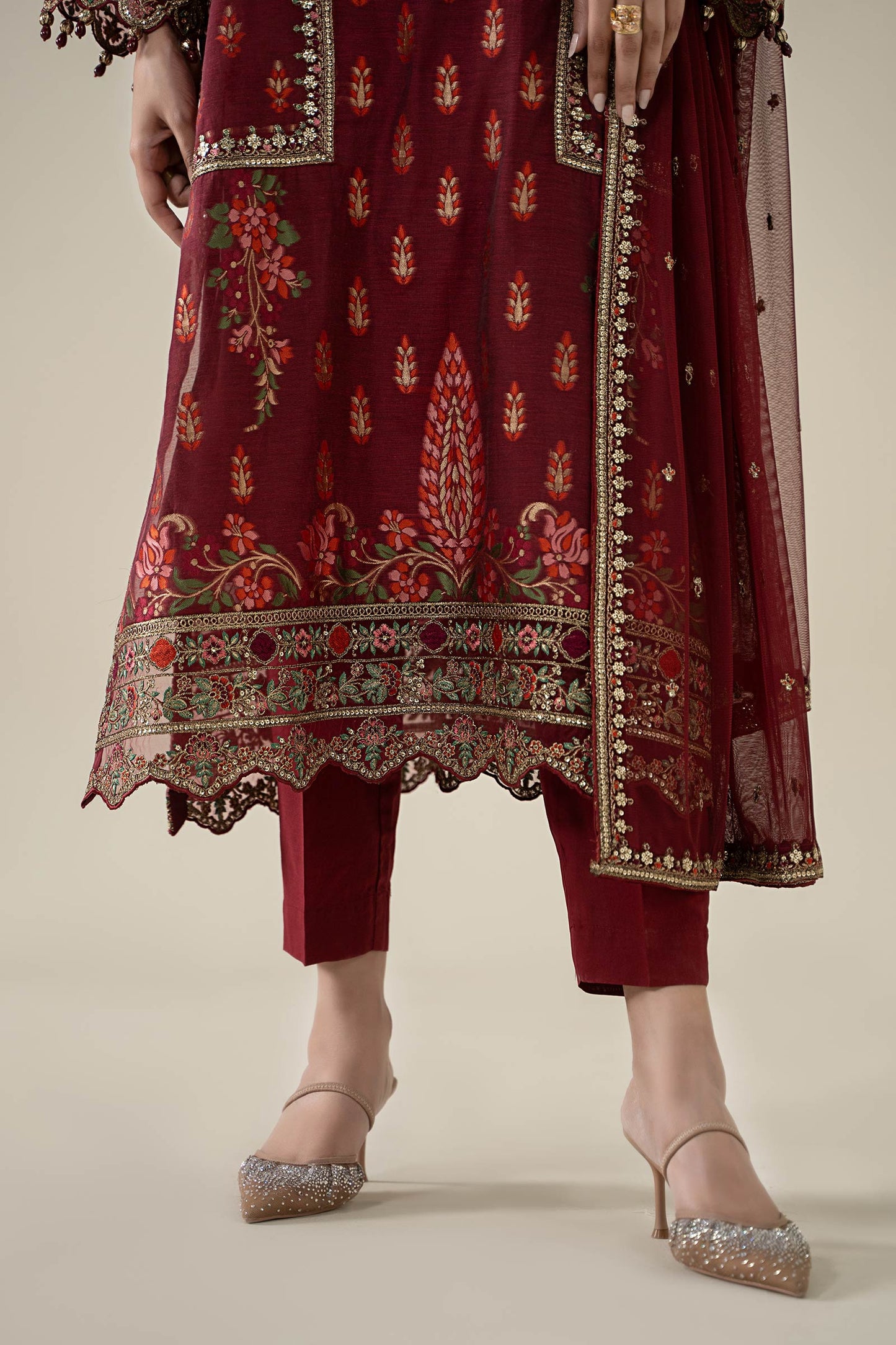Maria B | Luxury Winter Pret 25 | DW-EA25-59-Red