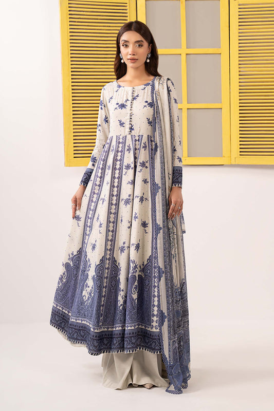 Maria B | Eid Collection 26 | 3 Piece Embroidered Pk Raw Silk Suit