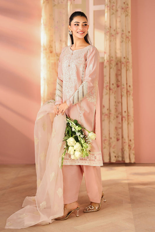 Maria B | Pre Fall Dresses | 3 Piece Embroidered Dobby Suit DD
