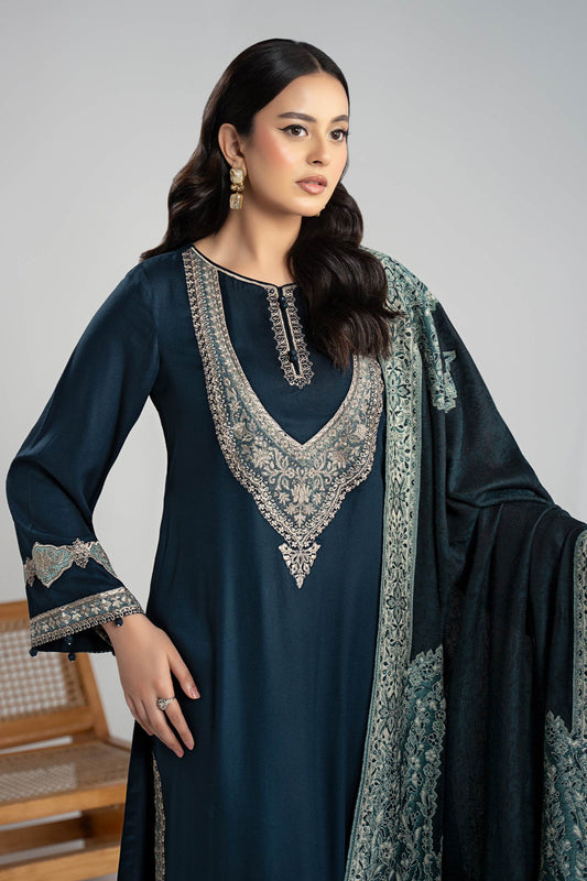 Maria B | Eid Collection 26 | 3 Piece Embroidered Marina Twill Suit