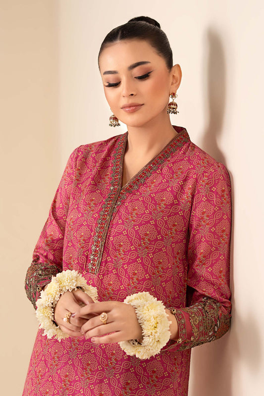 Maria B | Eid Collection 26 | 2 Piece Embroidered Raw Silk Suit