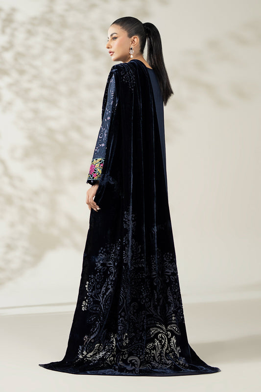 Maria B | Pre Fall Dresses | 3 Piece Embroidered Linen Suit VV