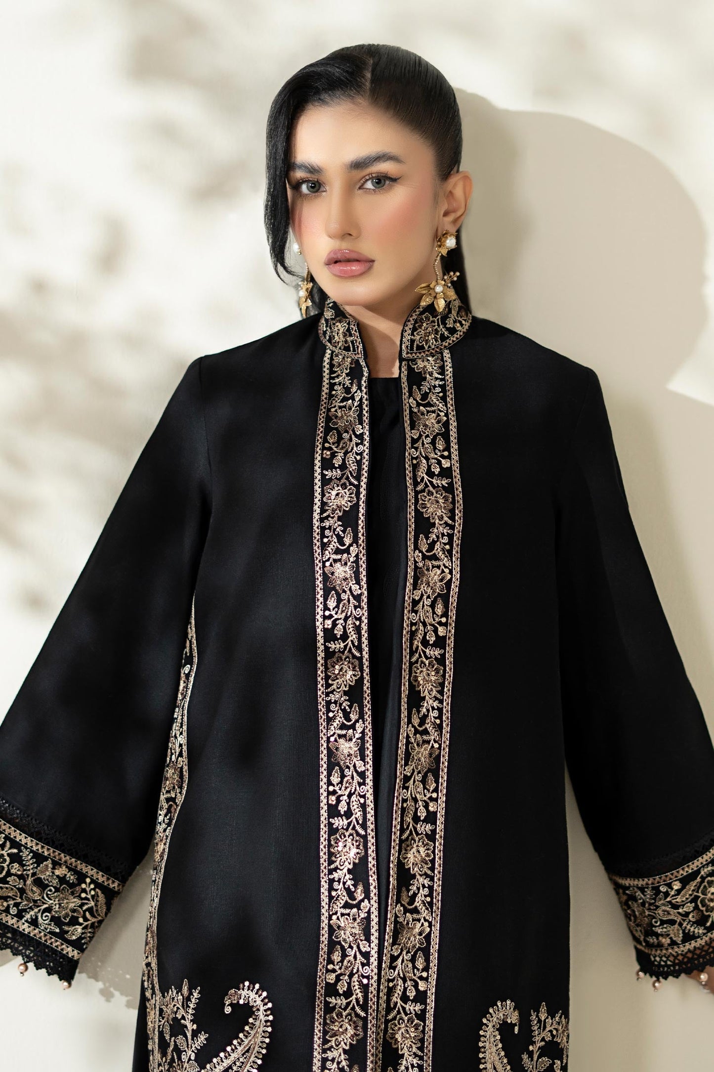 Maria B | Pre Fall Dresses | 3 Piece Embroidered Khaddar Suit YY