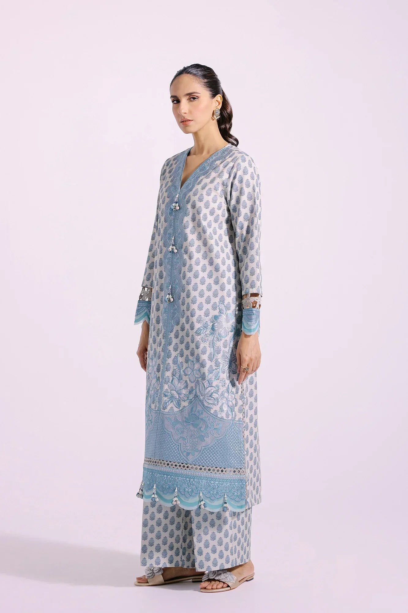 Ethnic | Rozana Collection SS 24 | E0413/203/615 - House Of Anaya