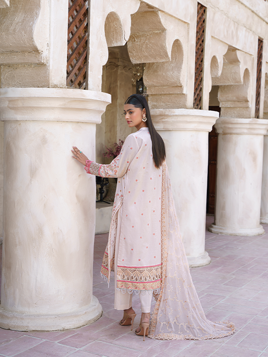Zebtan | Zeenat Luxury Lawn Eid Collection | ZL 01 - House Of Anaya