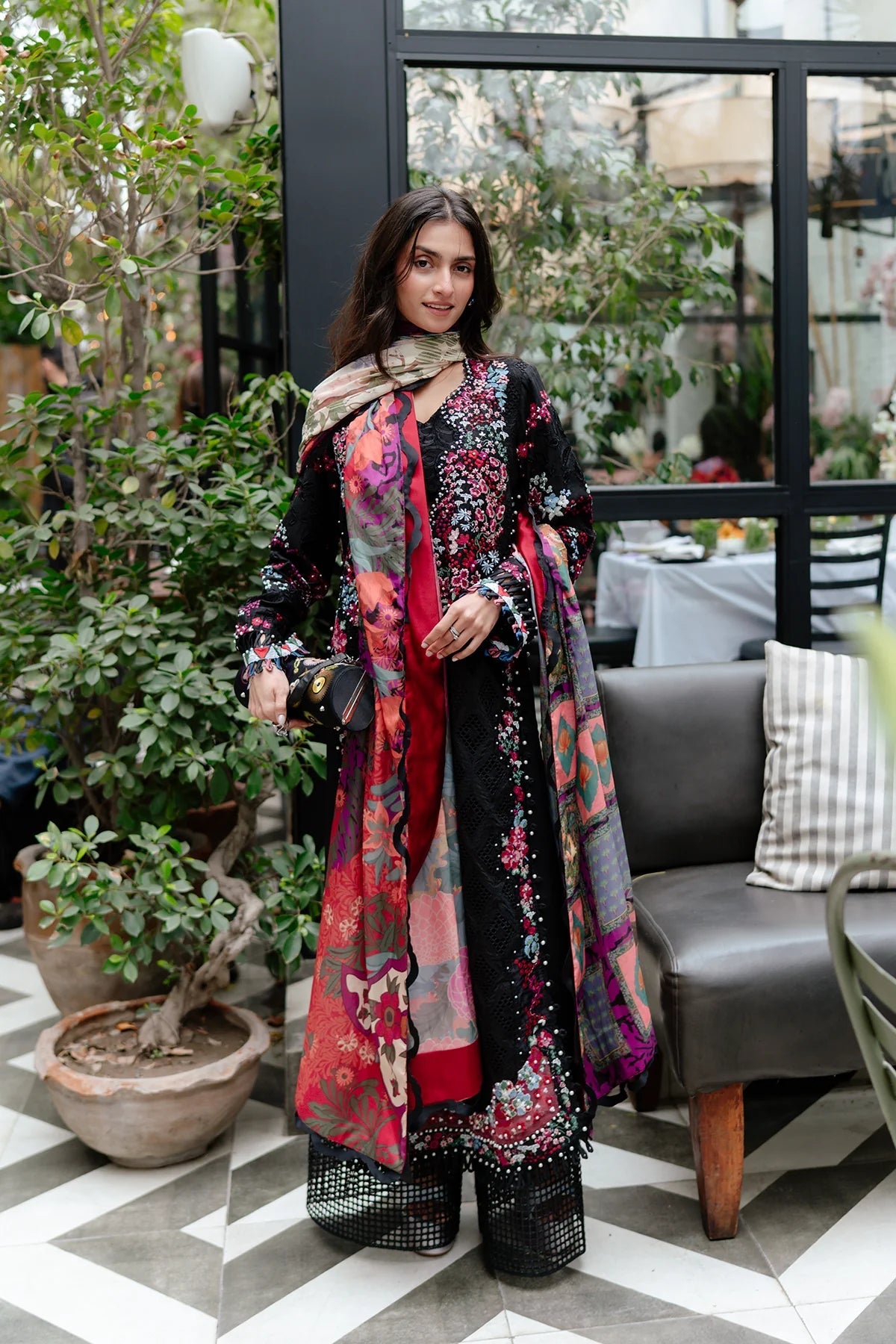 Afrozeh | Luxury Embroidered & Printed Lawn | Elva