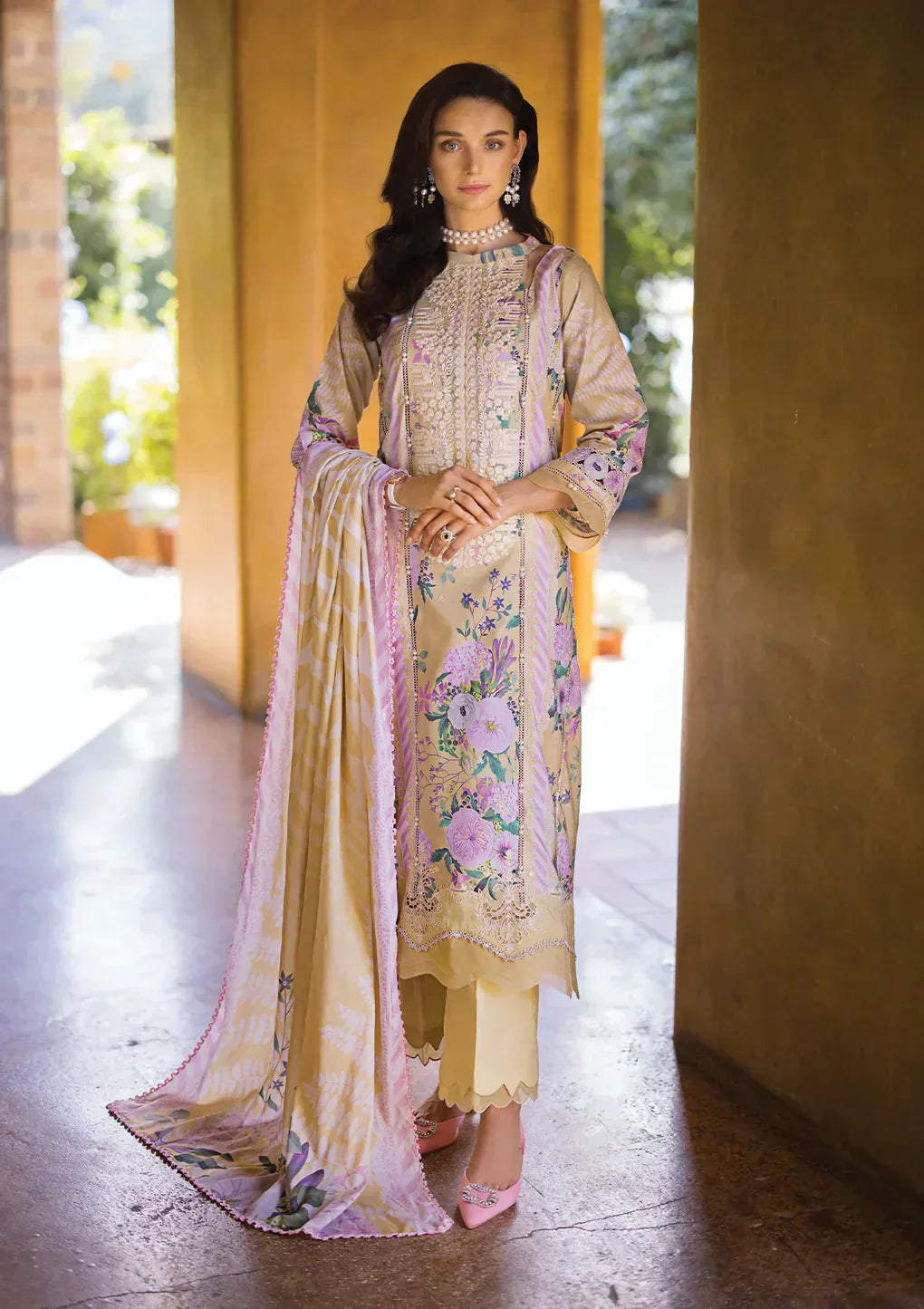Elaf Premium | Print Chikankari 24 | ECT-04A TWINKLE - House Of Anaya