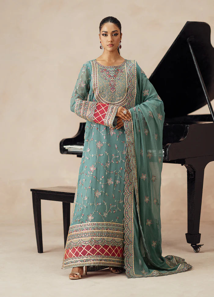 Maryum N Maria | Mehrun |3 Piece Embroidered Chiffon MAHSA - FSU5612