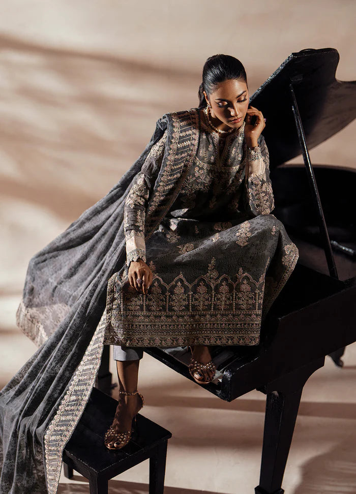 Maryum N Maria | Mehrun | 3 Piece Embroidered Chiffon DARYA - FSU5613