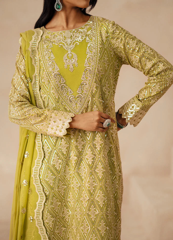 Maryum N Maria | Mehrun | 3 Piece Embroidered Chiffon SYRA - FSU5617