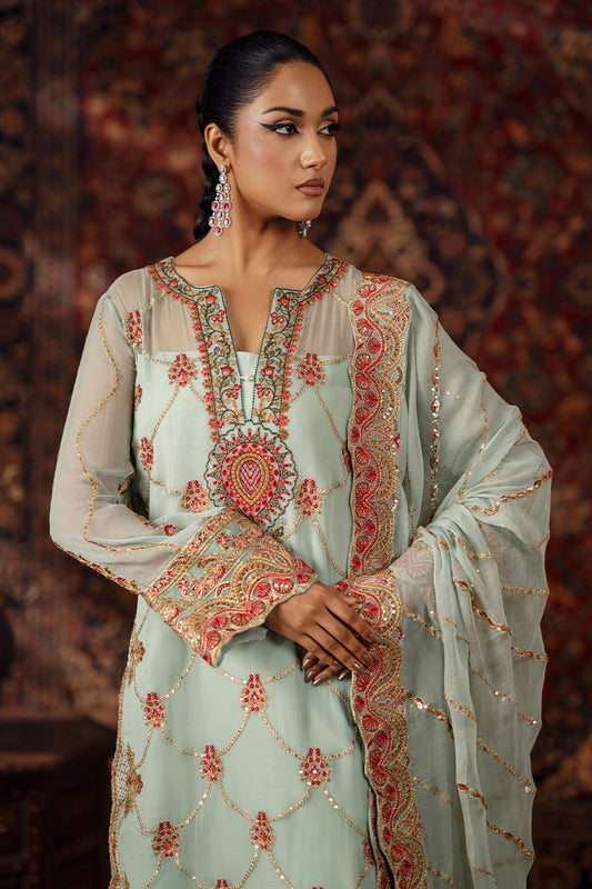 Maryum N Maria | Luxury Stitched | 3 Piece Embroidered Chiffon AVITAL - FSU5638