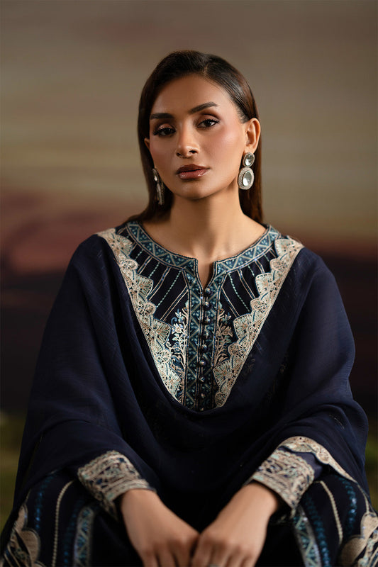Maryum N Maria | Luxury Stitched | 3-Piece-Embroiderd-Chiffon INDU - FWU5706