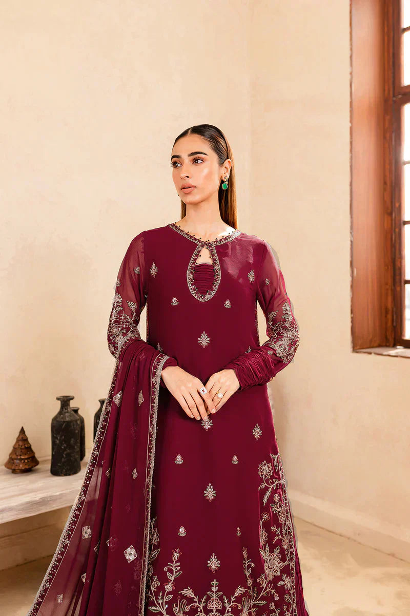 Farasha | Ritizer Festive Formals | Majestic Rouge - House Of Anaya