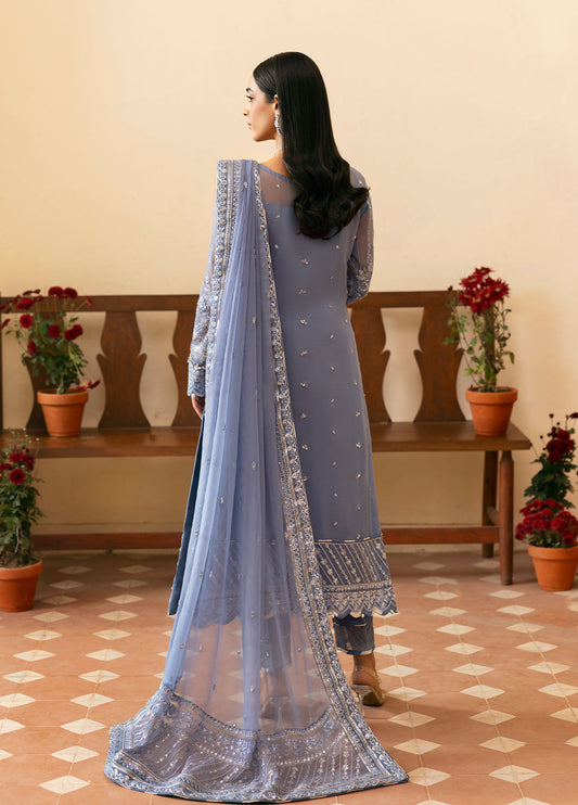 Gulaal | Reverie Embroidered Chiffon | MEHER - House Of Anaya