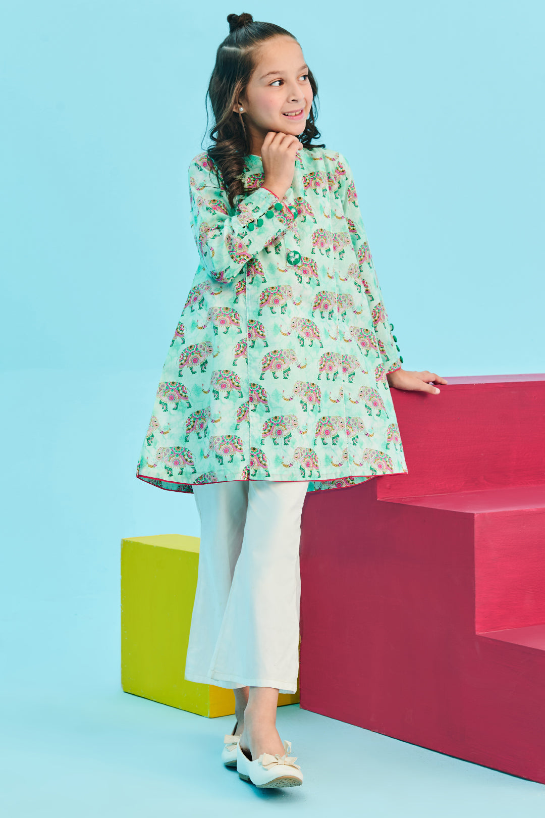 Zellbury Girls | 1 Piece Lawn | Kurta - 1451 - Libasekhas