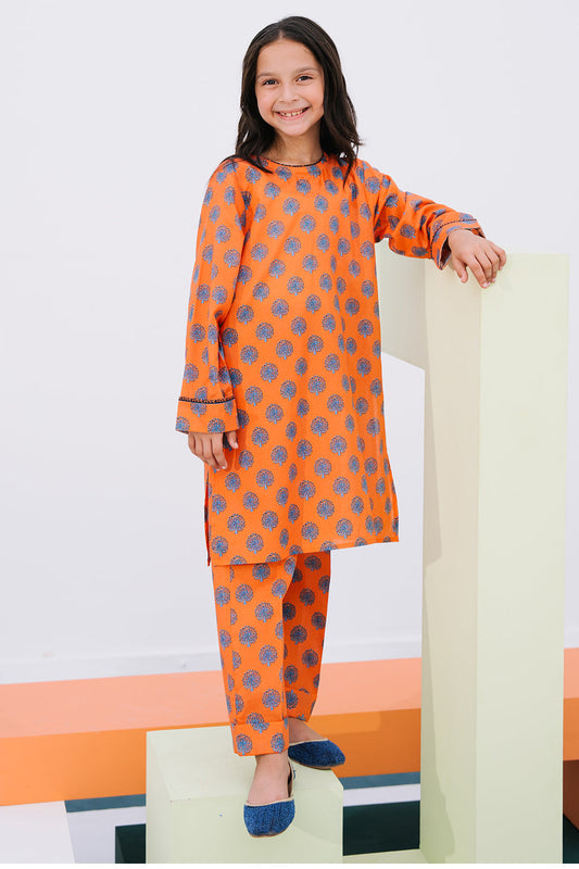 Zellbury Girls | 2 Piece Lawn | Kurta Trouser - 2409 - Libasekhas