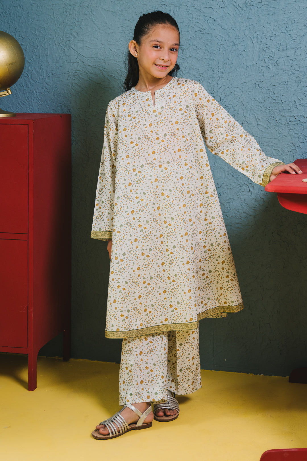 Zellbury Girls | 2 Piece Lawn | Kurta Trouser - 2415 - Libasekhas