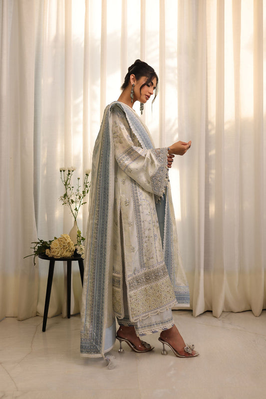 Dhanak | DHANAK COUTURE | Fleur: SS24HF-3013 SKY BLUE 3Pcs