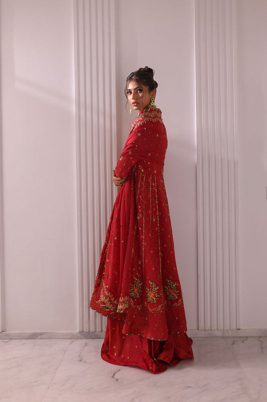 Dhanak | DHANAK COUTURE | Maysha: SS24HF-3017 RUST 3Pcs
