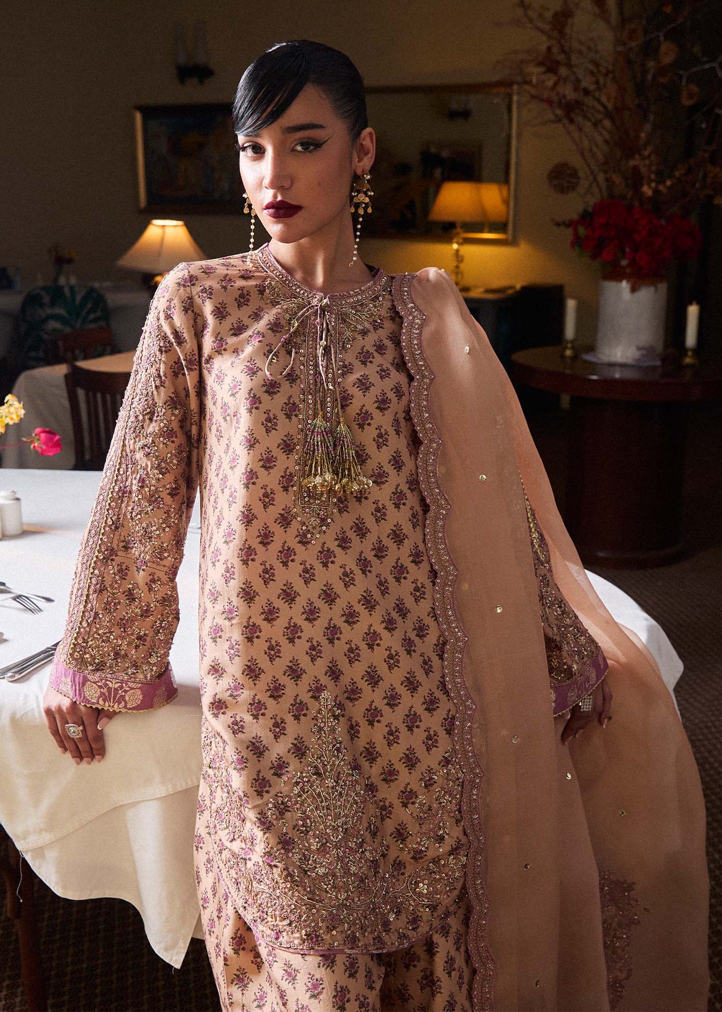 Hussain Rehar | SS Luxury Pret'25 | Fran