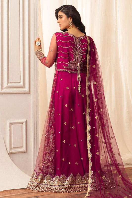 Mushq | Hemline Aura Debut Wedding Formals | FUCHSIA - House Of Anaya
