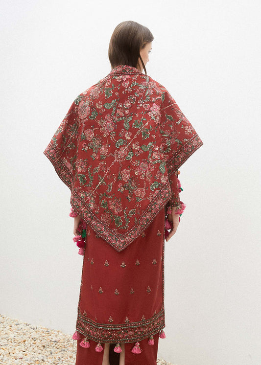 Hussain Rehar | Eid Luxury Lawn SS/24 | Ruhi - House Of Anaya