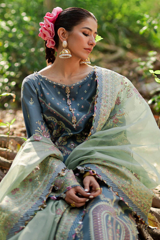 MNR Mohsin Naveed Ranjha Luxury lawn 2023 - Riwayat-e-khas