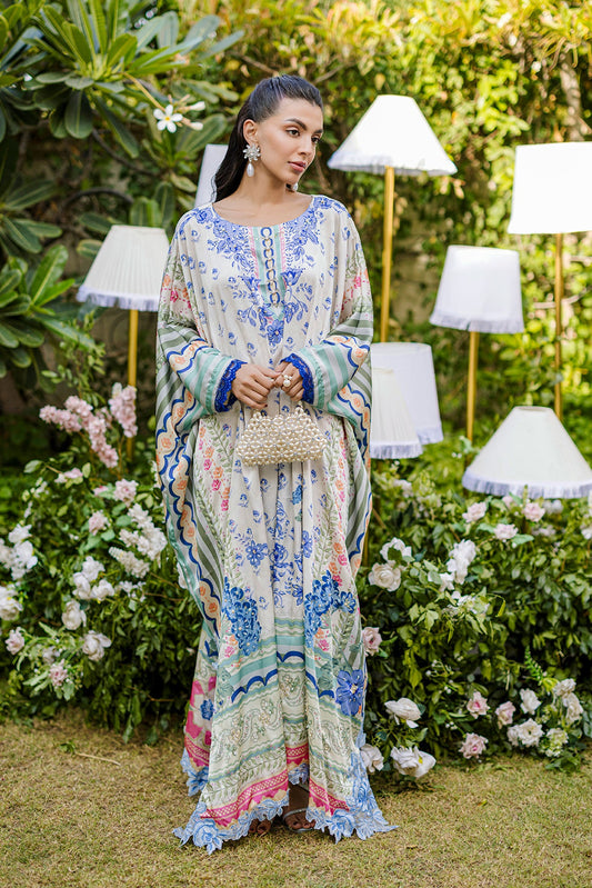 Dhanak | Silk Pret | MULTI HAND EMBELLISHED KAFTAN