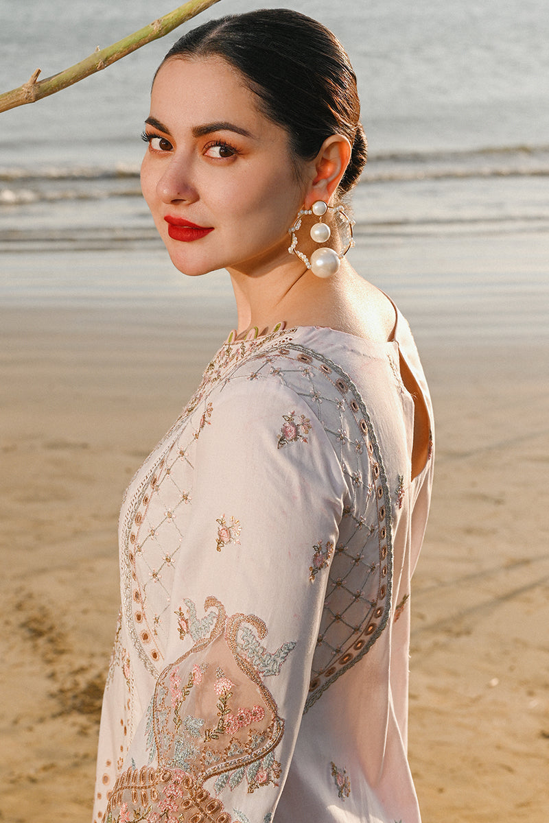 Qalamkar - SAAHIL LUXURY LAWN’23 - SP-14 BRIA - TC-357 - Riwayat-e-khas