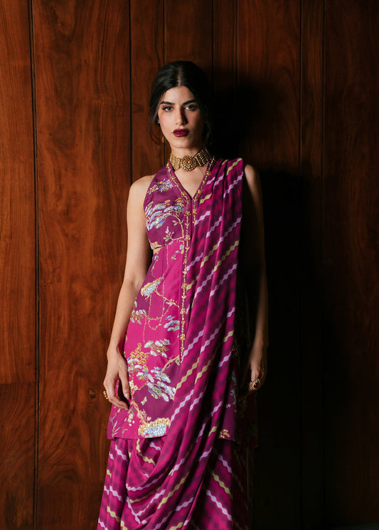 Crimson | Crimson Eid Prints | Dilruba - Plum